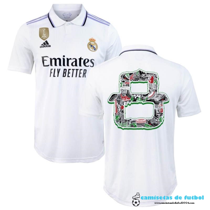 Tailandia Casa Especial Camiseta Real Madrid 2022 2023 Blanco Uniformes Futbol