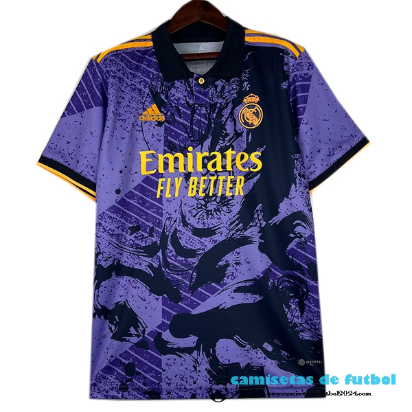 Tailandia Especial Camiseta Real Madrid 2023 2024 Purpura Marino Uniformes Futbol