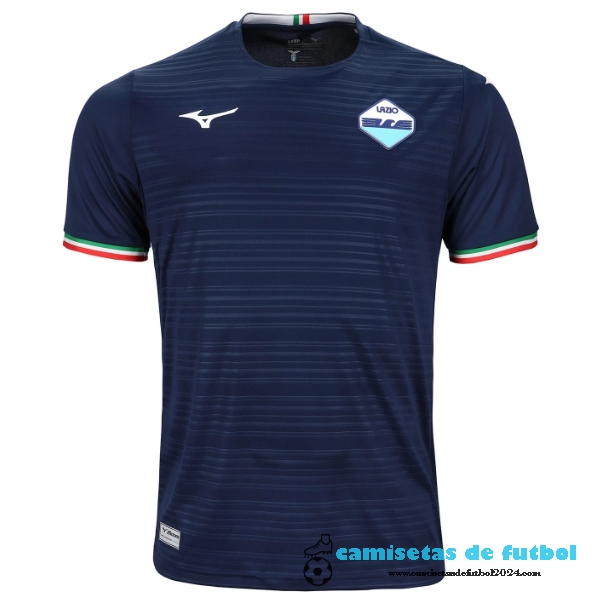 Tailandia Segunda Camiseta Lazio 2023 2024 Azul Uniformes Futbol