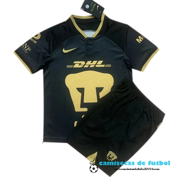 Tercera Camiseta Conjunto De Hombre UNAM Pumas 2022 2023 Negro Uniformes Futbol