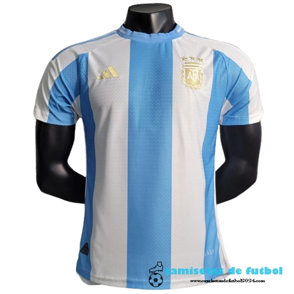 Tailandia Concepto Jugadores Camiseta Argentina 2024 Azul Blanco Uniformes Futbol