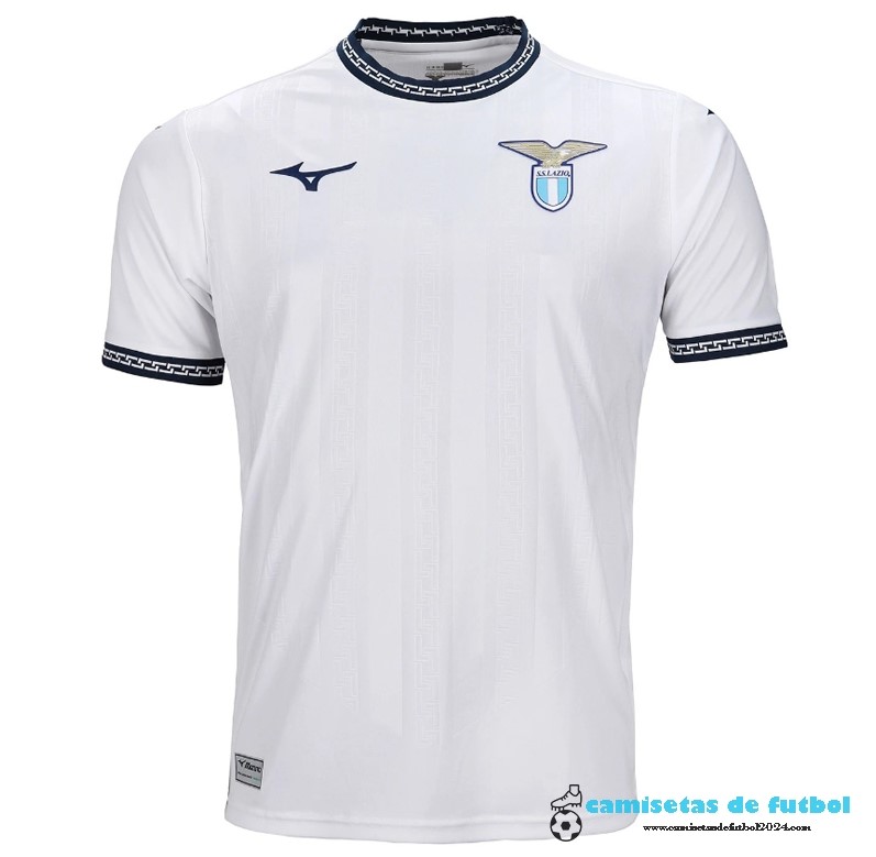 Tailandia Tercera Camiseta Lazio 2023 2024 Blanco Uniformes Futbol